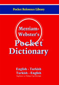 Merıam Webster's Pocket Dictionary English – Turkish / Turkish - Engli